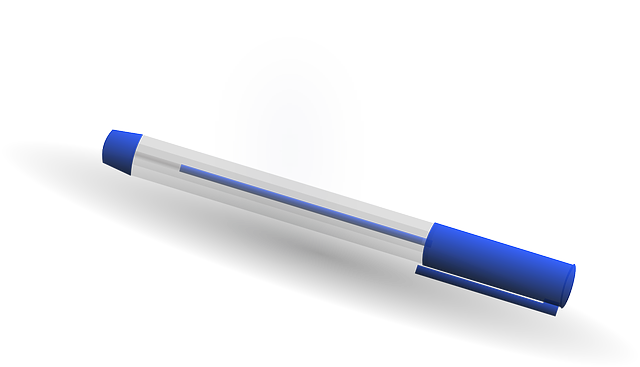 klasické plastové pero
